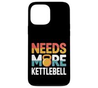 Needs More Kettlebell Strength Training Fitness |- Coque pour iPhone 13 Pro Max