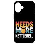 Needs More Kettlebell Strength Training Fitness |- Coque pour iPhone 16