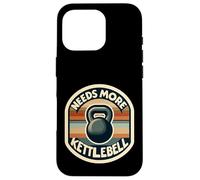 Needs More Kettlebell Strength Training Fitness ||- Coque pour iPhone 16 Pro