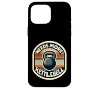 Needs More Kettlebell Strength Training Fitness ||- Coque pour iPhone 16 Pro Max