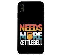 Needs More Kettlebell Strength Training Fitness |- Coque pour iPhone XS Max