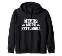 Needs More Kettlebell Strength Training Fitness - Sweat à Capuche