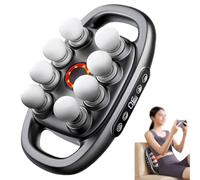 Needsary Massager, 16-Drive 8-Head Massage Gun Set, 8/16 Head Massage Gun Deep Tissue, 3 Modes & 30 Levels, for Any Part of The Body (8-Heads)