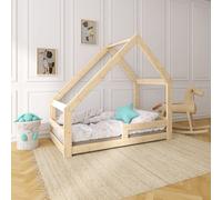 NeedSleep® House bed with barrier 80x160 cm - asymmetric