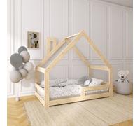 NeedSleep® House bed with chimney 80x160 cm - symétrique