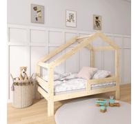 NeedSleep® Lit de maison 90x190 cm avec protection antichute Asymétrique