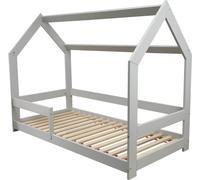 NeedSleep® Lit d'enfant 180x80 Lit d'enfant gris