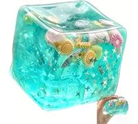 NEEE DOOH Squishy Nice Cubes - Squishy Fidget Glaçon pour Tous Les âges, Récompenses pour la ubes Anti-Stress pour Soulager l'anxiété - Cadeau pour Enfants et Adultes (A)