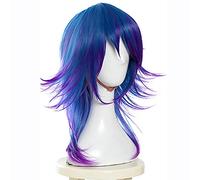 Neeko Wigs the Curious Chameleon Hero Heroine Cosplay Party Hairs Blue Mixed Purple Long Curly Women Gift Props Halloween
