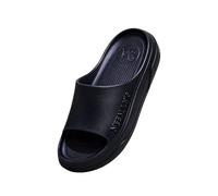 Neeman's Claquettes Cushers pour homme | Améliorées avec la technologie CushyVerse™ pour un amorti, un rebond et un confort supérieurs, noir, 8 UK
