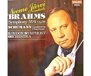 Neeme Järvi conducts The London Symphony Orchestra / Johannes Brahms / Robert Schumann - Brahms Symphony No. 4 Op. 98. Schumann Genoveva Overture.
