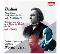 London Symphony Orchestra, Neeme Järvi – Brahms : Quatuor pour Piano Orchestré – NAXOS