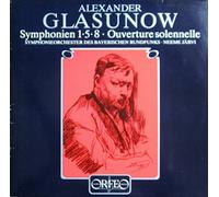 Neeme Järvi & Symphonieorchester des Bayerischen Rundfunks - Glasunow: Symphonien Nr. 1, Nr. 5 & Nr. 8 [Vinyl Doppel-LP] [Schallplatte]