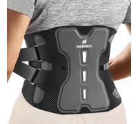 NEENCA Ceinture lombaire pour soulager les douleurs du bas du dos avec système de soutien bionique, ceinture de soutien lombaire réglable pour hommes et femmes avec coussin lombaire, maille douce.