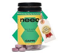 NEEO | Complément Alimentaire Cheveux | Cure Cheveux Anti Chute et Pousse à base de Plantes, Biotine, Vitamine B6 | 60 Comprimés Anti Chute de Cheveux Femme & Homme | Vegan, Goût Cerise, Sans Sucre