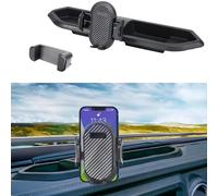 Neepair JL Support de téléphone pour Jeep Wrangler JL JLU Gladiator JT 2018-2021 - Support de téléphone avec boîte de Rangement - Ne Convient Pas pour la Version véhicule électrique à Huile