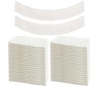 Neer Doublures de Sueur de Ventre en Tissu Non Tissé Blanc Coussinets Nombrils Grande Taille pour Peau(100)