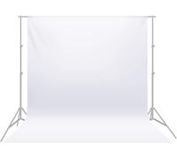 NEEWER 1,8 x 2,8 m Toile de fond pliable en polyester pur pour studio photo, photographie, vidéo et télévision (arrière-plan uniquement) - Blanc