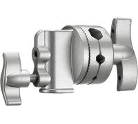 NEEWER 10089719 6,3cm Grip Tête Pivotante Support pour Tête de Montage Adaptateur pour Pied d'Eclairage, Bras d'Extension etc. avec 1/2,1/4,3/8,5/8-inch Plat (Argent)