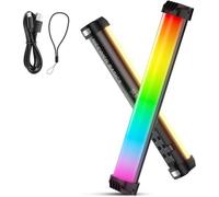 NEEWER 12"" Barre Lumineuse RGB Magnétique Basique,Tube LED 8W CRI95 à intensité variable,51 Modes RGB,Batterie 2000mAh,pour YouTube, TikTok, diffusion vidéo, studio d'enregistrement, SL30