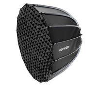 NEEWER Basics Softbox Parabolique Monture Bowens, 47" Soft Box à Dégagement Rapide Diffuseur de Lumière/Grille/Sac Compatible avec Godox Compatible avec Aputure 600d Studio Vidéo Éclairage, NS39P