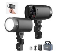 NEEWER 120Ws 2,4G TTL Flash Stroboscopique Extérieur, Flash Monobloc Portable de Studio HSS 1/8000s avec Lampe Pilote,Batterie 3000mAh, 420 éclairs,Temps de Recharge de 1,5s, pour Photo et Prise, Q120
