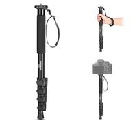 NEEWER 155cm Support Monopode pour Appareil Photo, Perche Monopode Vidéo Portable en Alliage d'Aluminium avec Adaptateur à Vis 1/4" 3/8" pour Caméscope DSLR, Accessoires Caméra, Charge 17,6lb, TP41