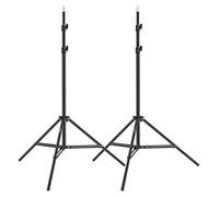 NEEWER 190cm Lot de 2 Trépieds d'Éclairage Aluminium | pour Kits Studio,Éclairages Photo,Boîtes à Lumière,Noir