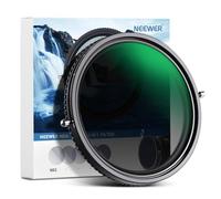 NEEWER Filtre ND Variable 2 en 1 ND2-ND32 et CPL (Filtre polarisant Circulaire) No X Cross/30 Couches Nano Enduit/Verre Optique HD/Cadre en Alliage d'aluminium Ultra Fin Hydrofuge/résistant aux