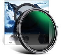 NEEWER 2 en 1 Filtre ND Variable 58mm ND2-ND32+Filtre Polarisant(CPL), sans Croix X/Haute définition/30 Couches Nano rêvetement/Ultra Fin/Hydrofuge/Anti Rayures Réglable Densité Neutre