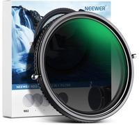 NEEWER 2 en 1 Filtre ND Variable 72mm ND2¿ND32+Filtre Polarisant(CPL), sans Croix X/Haute définition/30 Couches Nano rêvetement/Ultra Fin/Hydrofuge/Anti Rayures Réglable Densité Neutre