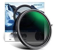 NEEWER 2 en 1 Filtre ND Variable 77mm ND2-ND32+Filtre Polarisant(CPL), sans Croix X/Haute définition/30 Couches Nano rêvetement/Ultra Fin/Hydrofuge/Anti Rayures Réglable Densité Neutre