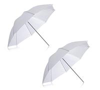 Neewer® Lot de 2 parapluies Souples translucides Blancs de 84 cm pour Prise de Vue en Studio Photo et vidéo