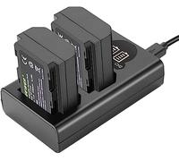 NEEWER 2 Pack Batteries de Rechange NP-FZ100 2280mAh, Compatibles avec Sony A9 III/II/A9, A7R V/IV/III, A7III/IV, A6700, A6600, A7C, A1, ZV-E1, ZV-E10 II, FX3, FX30