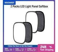 Neewer 2 pièces panneau lumineux LED Softbox pour 660 panneau LED diffuseur de lumière pliable pour Studio Photo prise de vue photographie de Portrait 1 Pack
