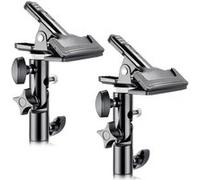 Neewer 2 Unités Photo Studio Métallique Robuste Clamp Support avec 5/8Stand Attachment Light pour Réflecteur G