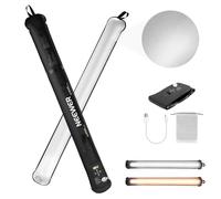 NEEWER 21W Tube Lumineux LED Portable Basic 90cm,GC21B | Éclairage Vidéo Gonflable Bicolore TPU, 2700-6500K 1300Lux 12 Effets CRI95 2500mAh,Batterie pour Enregistrement Vidéo Studio