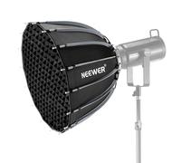 NEEWER 22"/55cm Softbox Parabolique Support Bowens, Dégagement Rapide, Diffuseur/Grille/Sac, Éclairage Vidéo Continu CB60 CB200B MS60 MS150B Q4 Compatible avec Godox Amaran 100x Aputure 600d, NS55P