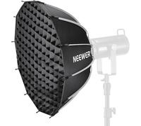 NEEWER 25,6""/65cm Bowens Mont Parabolic Softbox Dodecagon, Libération Rapide, Diffuseur/Grille/Sac de Lumière Vidéo Stroboscopique CB60 CB200B MS60C MS150B S101 Vision 4 Q4 Compatible avec Godox, NS6