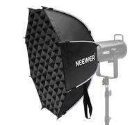 NEEWER 25,6" Softbox Octagonal,Soft Box Parabolique Support Bowens à Dégagement Rapide,Diffuseur,Grille,Sac Compatible avec Aputure 120d Compatible avec Godox SL60w NEEWER Q4 AS600B CB300B Q300,NS65P