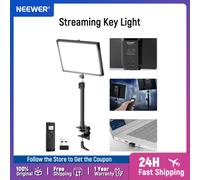 NEEWER 25 W 12,9" lampe n streaming avec support de bureau/télécommande 2,4 G/émetteur USB, contrôle par application PC/Mac Bi Color