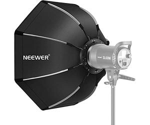 NEEWER 26''/65cm Octogonal Softbox Quick Release, avec Bowens Mount, Sac de Transport Compatible avec Neewer CB60 CB100 CB150 Vision 4 S101-300W/400W et Autres Bowens Mount Light -SF-RPBO26