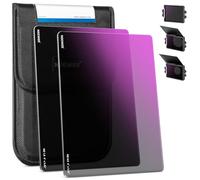 NEEWER 2PCS ND0.9/1.8 (3/6 Stops) Filtre ND Carré, 4" x 5,65" Double Face