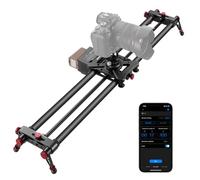 NEEWER 31.5"/80cm Motorized Camera Slider, App Wireless Control DSLR Carbon Fiber Dolly Rail Slider with 4400mAh F750 Battery (Charger Not Included), Support Video Mode, Time Lapse Photography, ER1-80