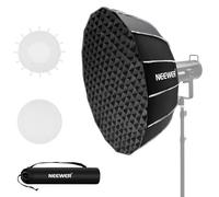 NEEWER 33,5"/85cm Softbox Hexagonale Parabolique Installation Rapide, Support Bowens Plat Beauté Métal/Diffuseur/Grille/Sac pour CB200B CB60 MS60B MS60C Compatible avec Aputure Godox, NS85U