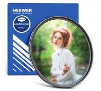 NEEWER 40,5mm Filtre Diffusion Noir 1/4Filtre Effet Cinématographique Doux/Rêveur Ultra Fin Hydrofuge Résistant aux Rayures Verre Optique Nano Revêtements Multiples Photographie Vidéo/Vlog/Portrait