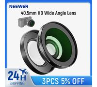 NEEWER 40.5mm HD objectif grand Angle pour Sony ZV-1F ZV-E10 A5000 A6000, 2 en 1 18mm grand Angle et 10x Macro adaptateur d'objectif supplémentaire