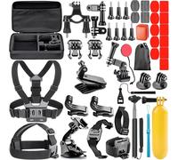 NEEWER 49-en-1 Kit d'Accessoires d'Appareil Photo d'action pour GoPro 8 GoPro Hero 7 6 5 4 Hero Session 5 Apeman DJI OSMO Action SJ6000 DBPOWER AKASO VicTsing Rollei Lightdow Camper