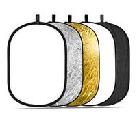 Neewer 5 en 1 Pliable Réflecteur de Lumière 60x90cm 24x36inch Doré Argent Noir Blanc Translucide Pour Studio Vidéo Photographie G