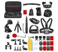 NEEWER 50 en 1 Kit d'accessoires pour caméra d'action | Compatible avec Hero 12, 11, 10, 9, OSMO 4, 3, 2, Insta360 X3, X2, GO 3, SJCAM, DBPOWER,APEMAN, WiMiUS, QUMOX et Campark
